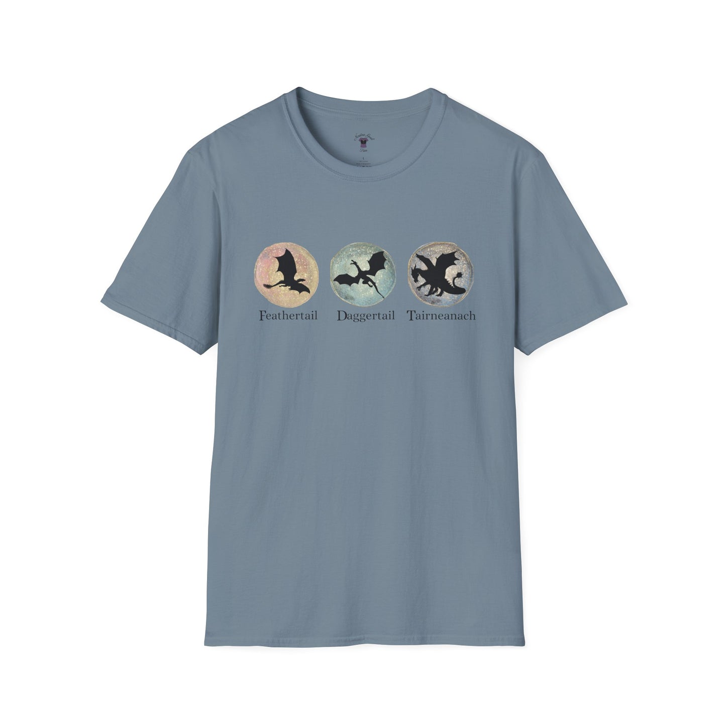 FDT Dragons Unisex Softstyle T-Shirt - Feathertail, Daggertail, Tairneanach Design