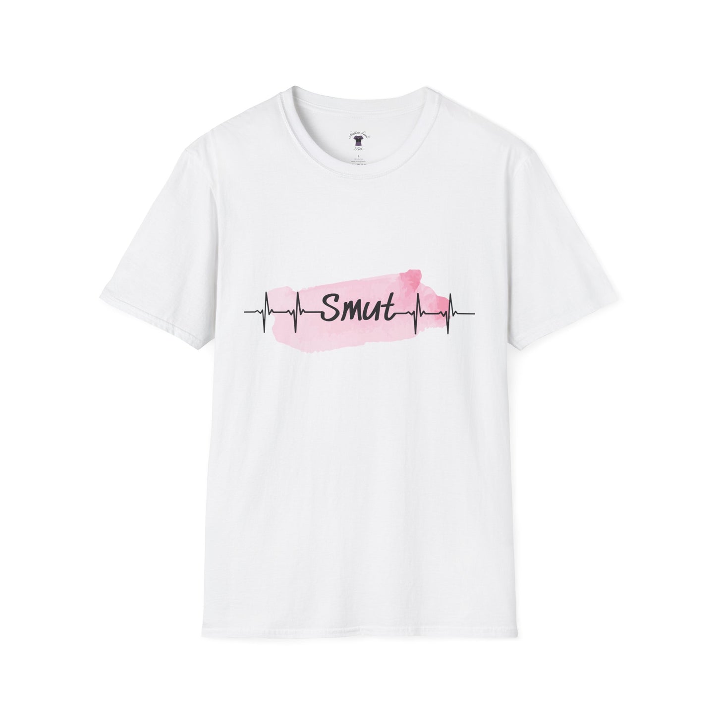 My Heart Beats for Smut - Unisex Softstyle T-Shirt - Fun & Trendy Graphic Tee for Spicy Book Lovers