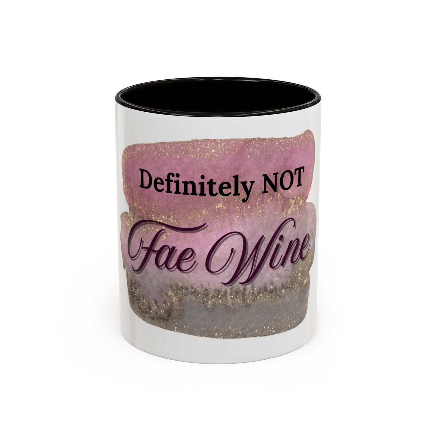 Colorful 'Definitely NOT Fae Wine' Mug - Fun Drinkware for Fantasy Lovers