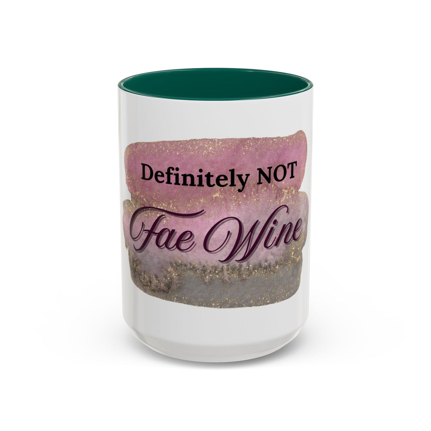Colorful 'Definitely NOT Fae Wine' Mug - Fun Drinkware for Fantasy Lovers