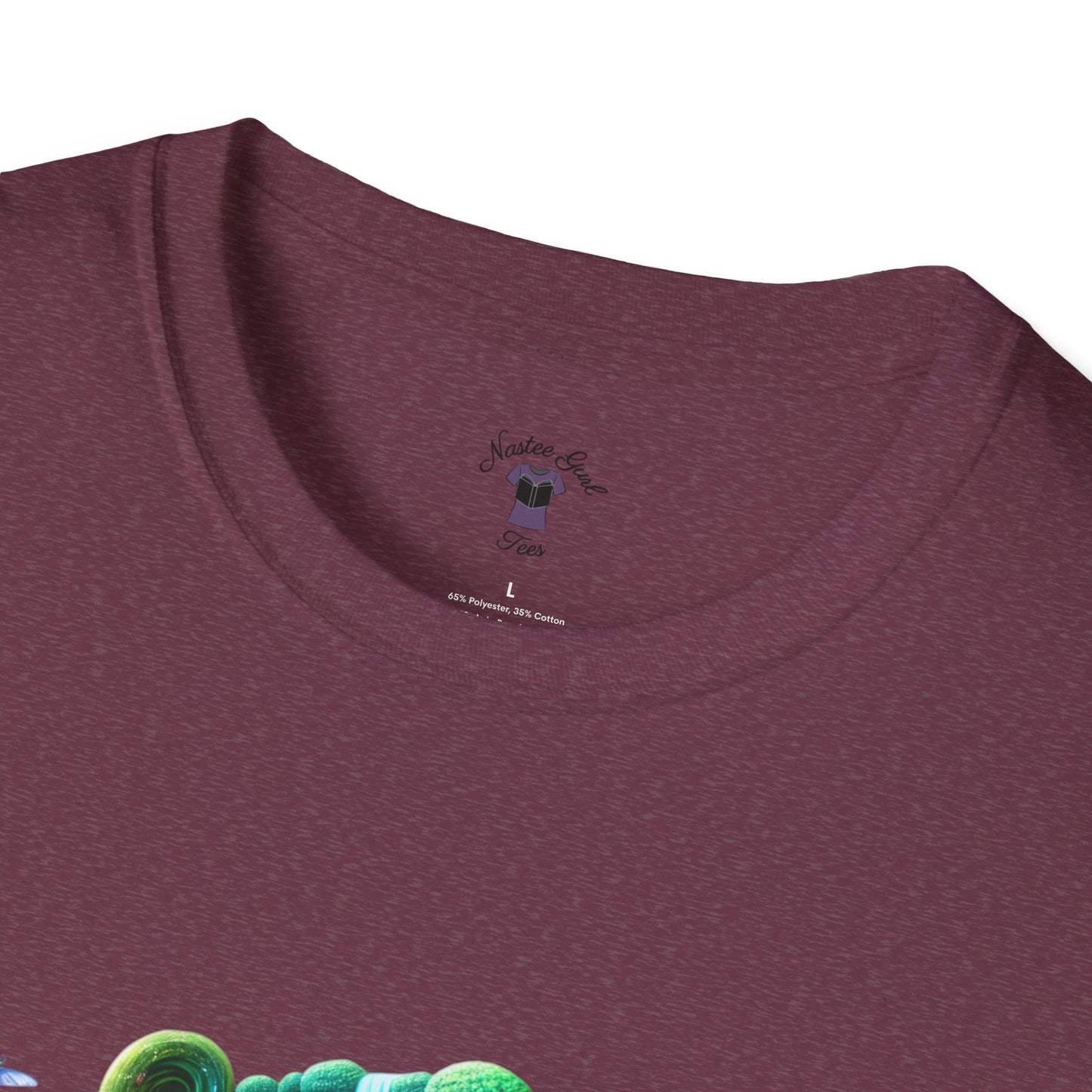 Fantasy-Inspired Unisex Softstyle T-Shirt with Whimsical Book Design