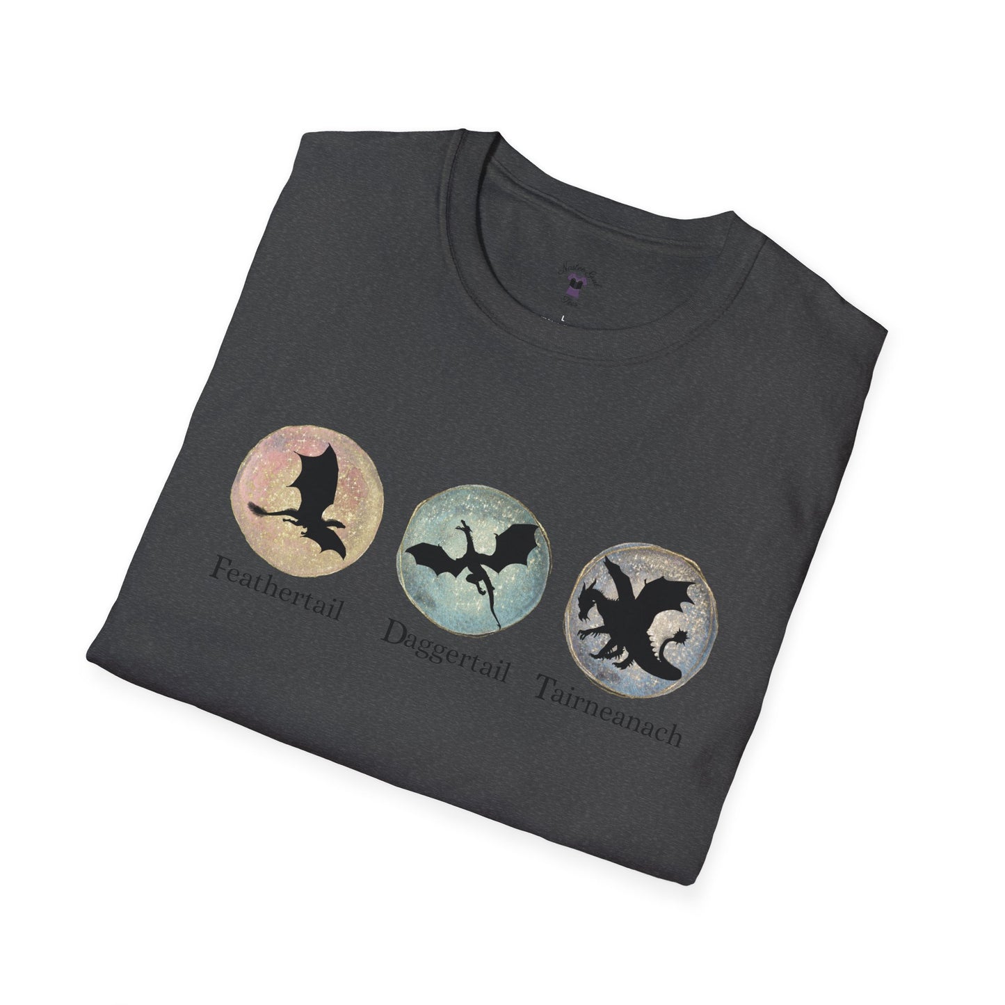 FDT Dragons Unisex Softstyle T-Shirt - Feathertail, Daggertail, Tairneanach Design
