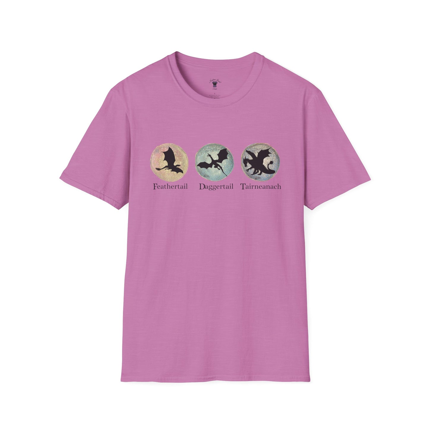 FDT Dragons Unisex Softstyle T-Shirt - Feathertail, Daggertail, Tairneanach Design