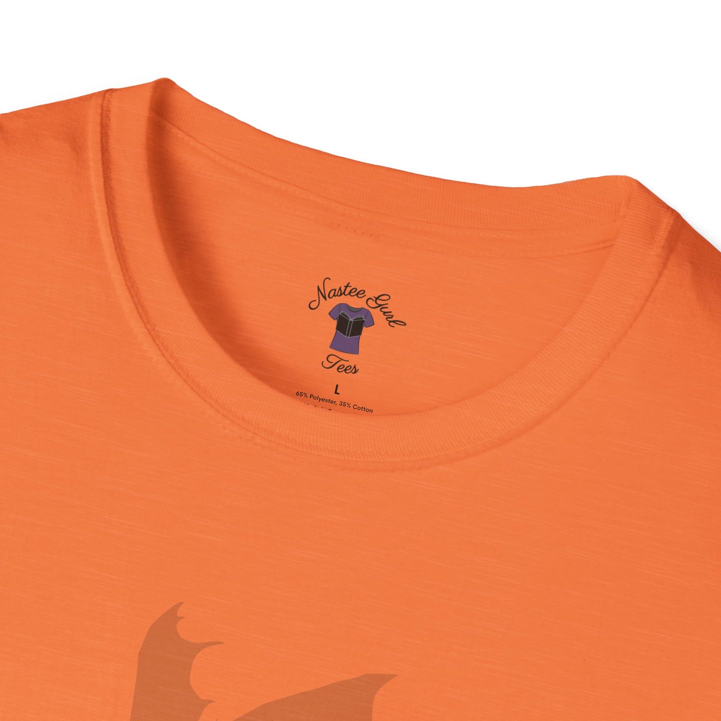 Inside Thoughts Funny Dragon Rider Quote - Unisex Softstyle T-Shirt - Onyx Storm