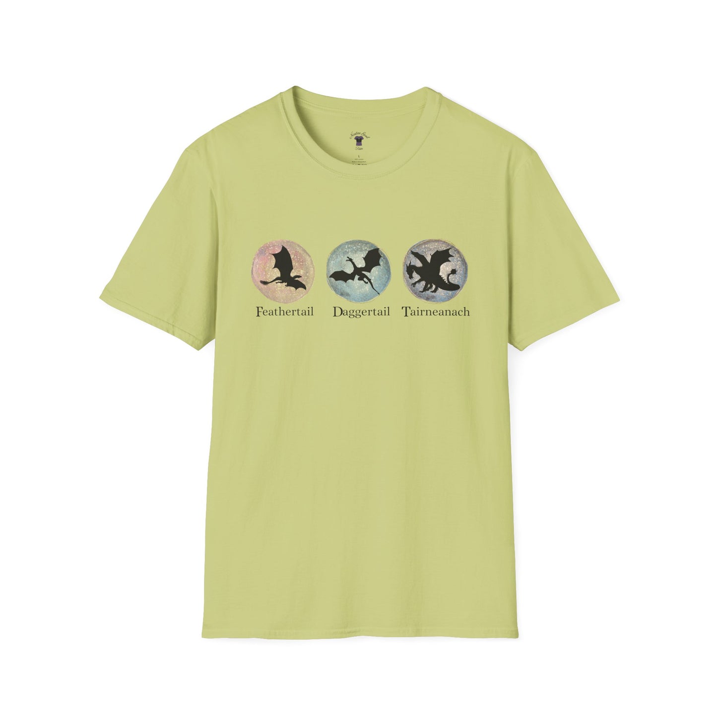 FDT Dragons Unisex Softstyle T-Shirt - Feathertail, Daggertail, Tairneanach Design