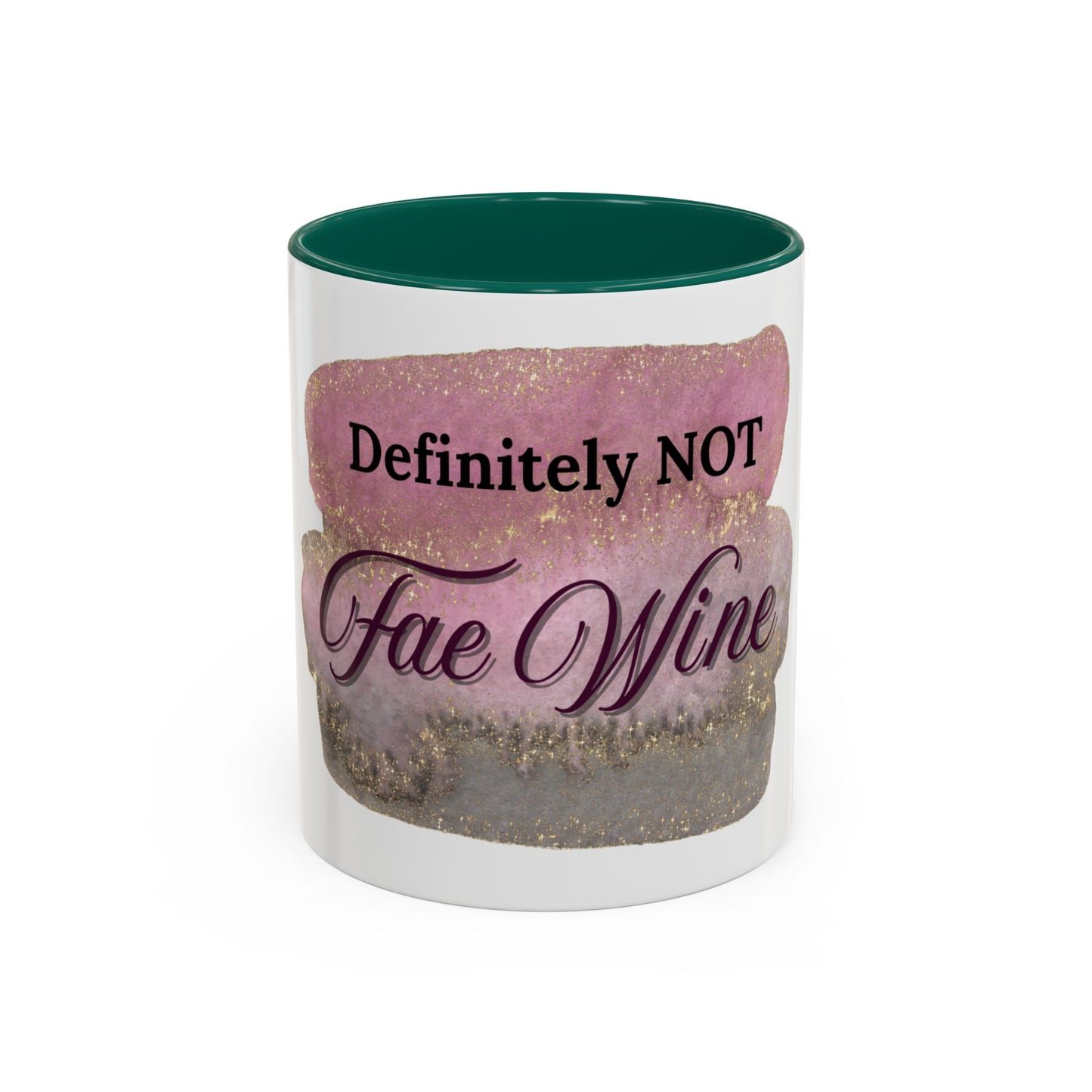 Colorful 'Definitely NOT Fae Wine' Mug - Fun Drinkware for Fantasy Lovers
