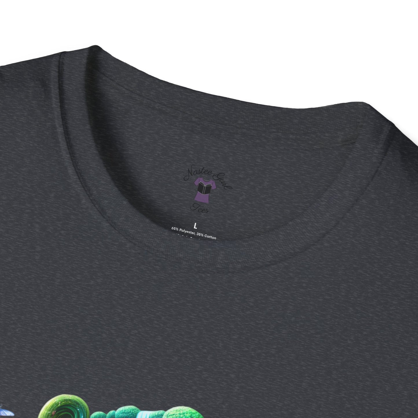 Fantasy-Inspired Unisex Softstyle T-Shirt with Whimsical Book Design