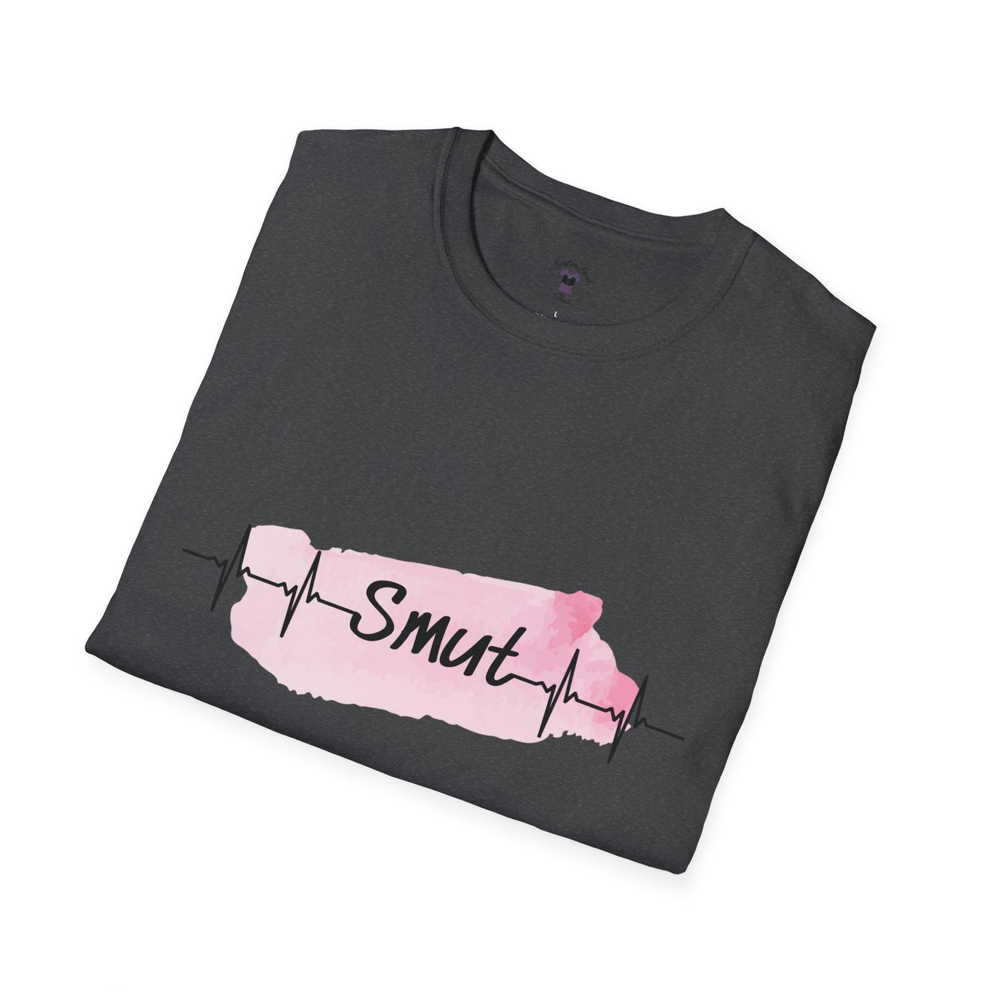 My Heart Beats for Smut - Unisex Softstyle T-Shirt - Fun & Trendy Graphic Tee for Spicy Book Lovers