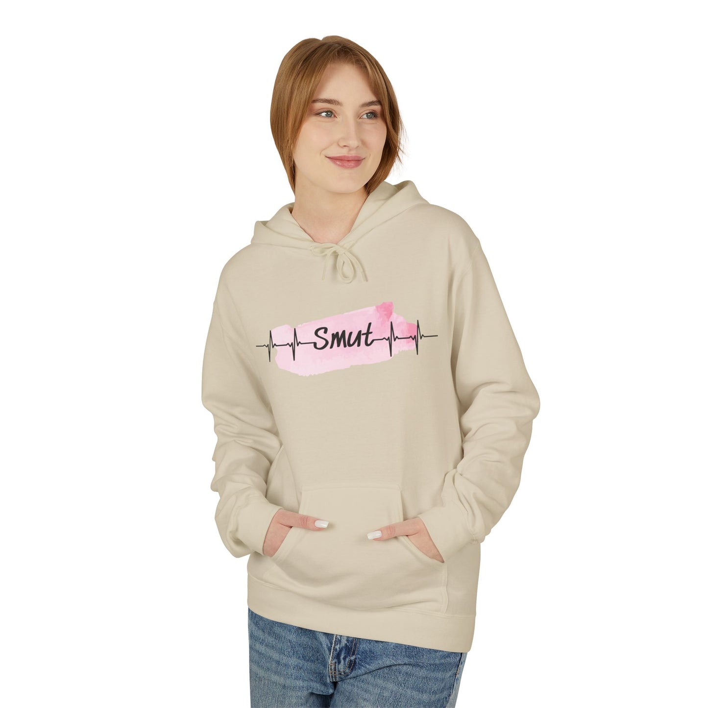 My Heart Beats for Smut - Unisex Hoodie - Softstyle Fleece for Spicy Book Lovers