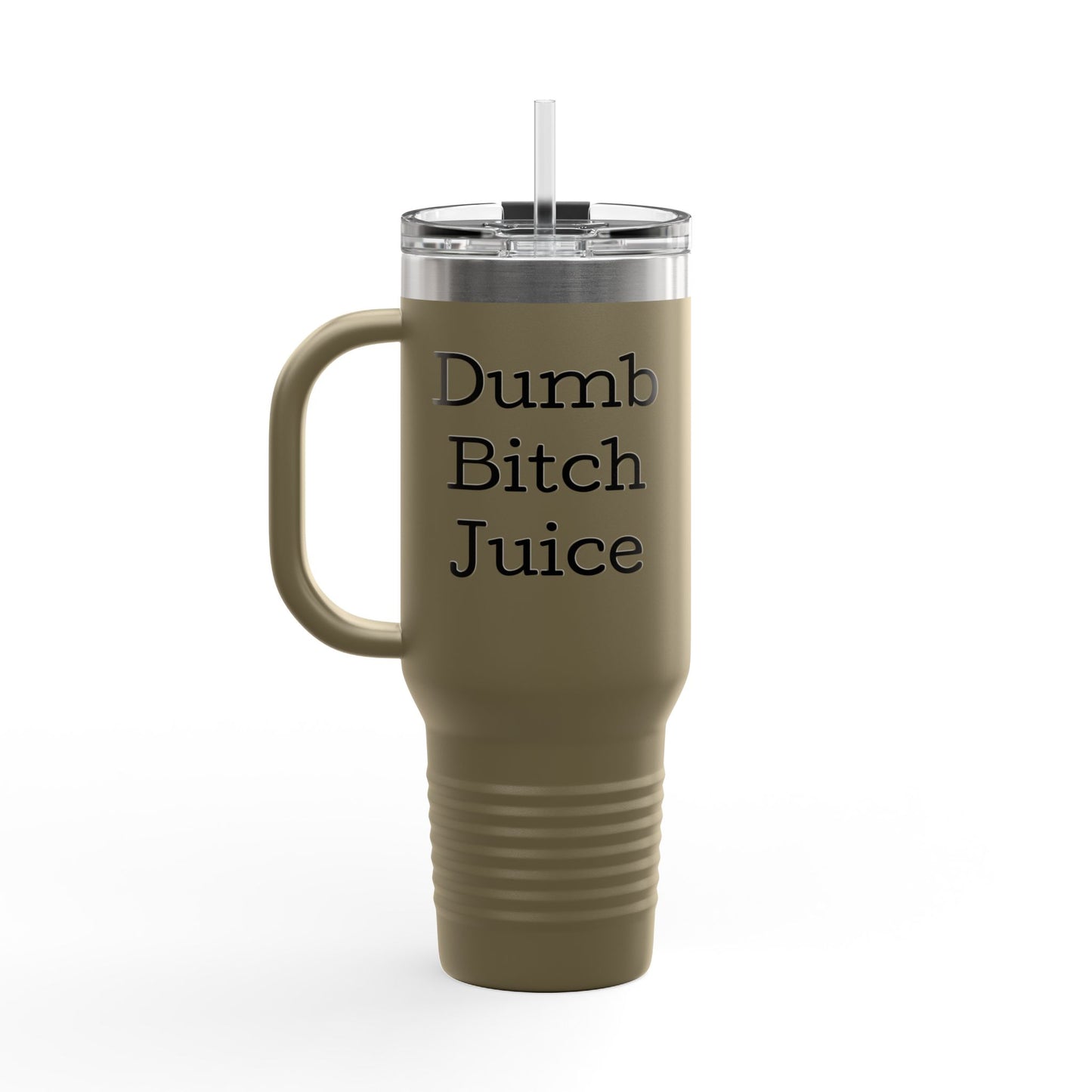 Dumb B*tch Juice Insulated Travel Mug | 40oz Fun Travel Cup for Sassy Coffee Lovers