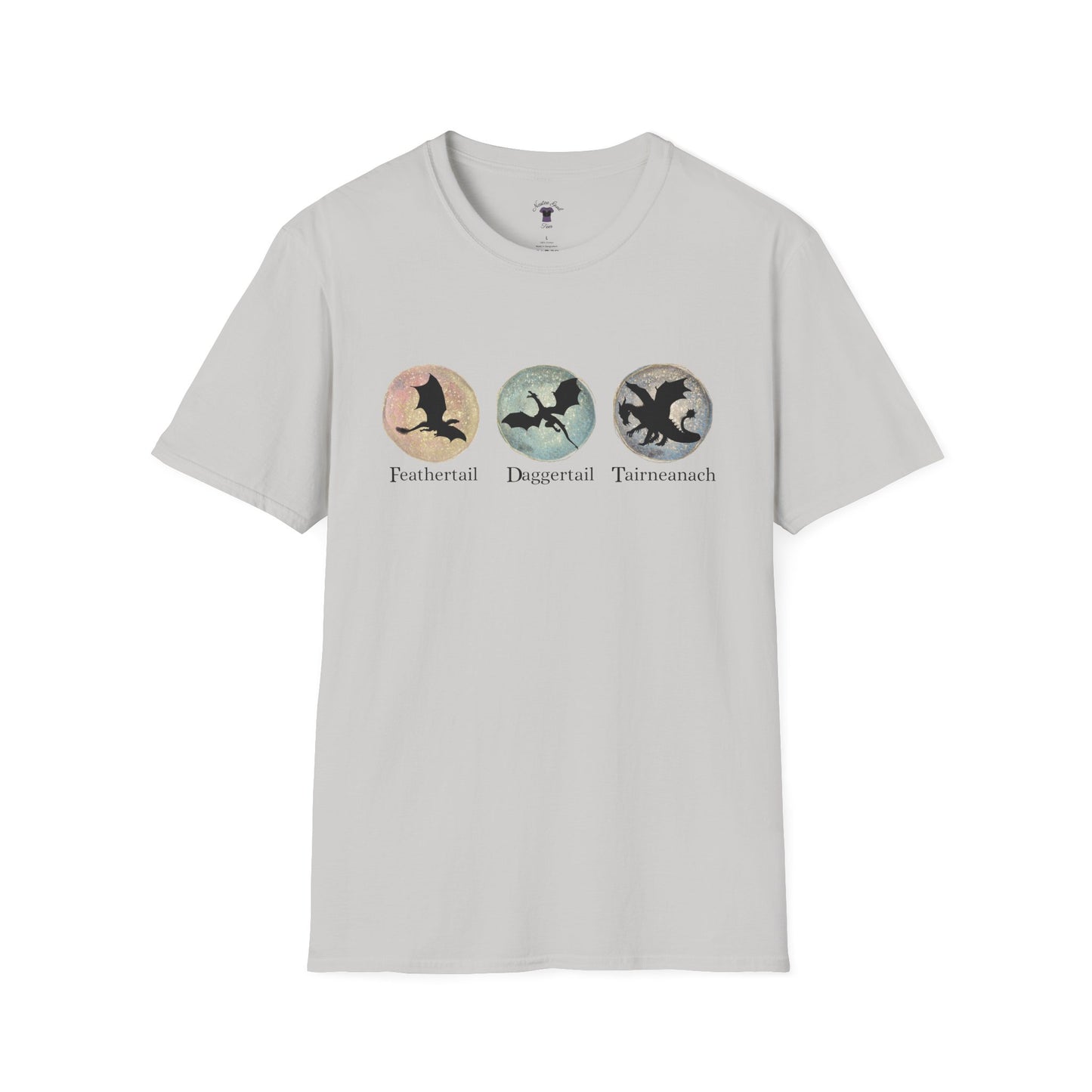 FDT Dragons Unisex Softstyle T-Shirt - Feathertail, Daggertail, Tairneanach Design
