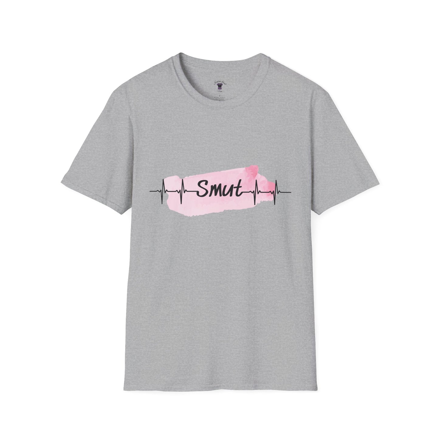 My Heart Beats for Smut - Unisex Softstyle T-Shirt - Fun & Trendy Graphic Tee for Spicy Book Lovers
