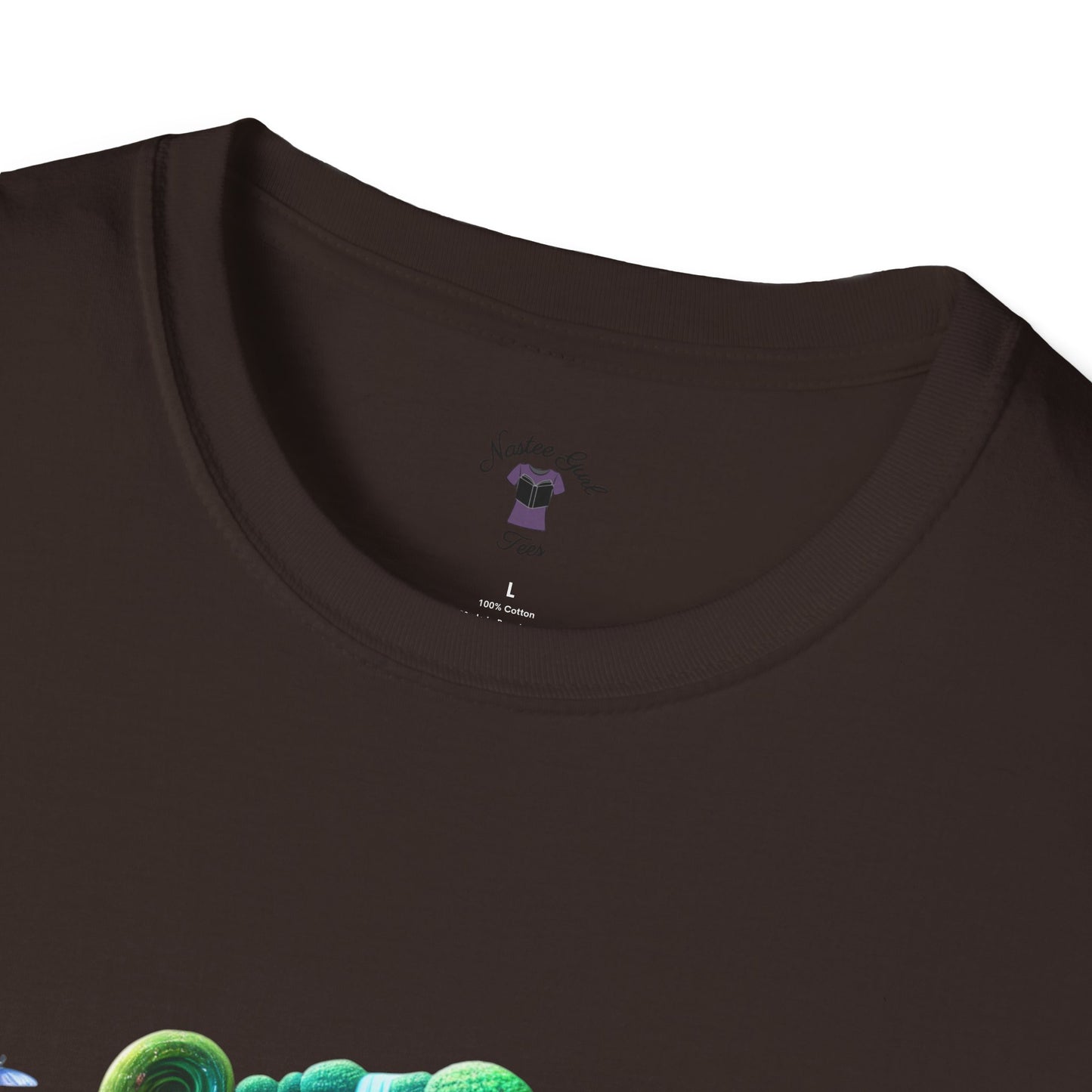 Fantasy-Inspired Unisex Softstyle T-Shirt with Whimsical Book Design