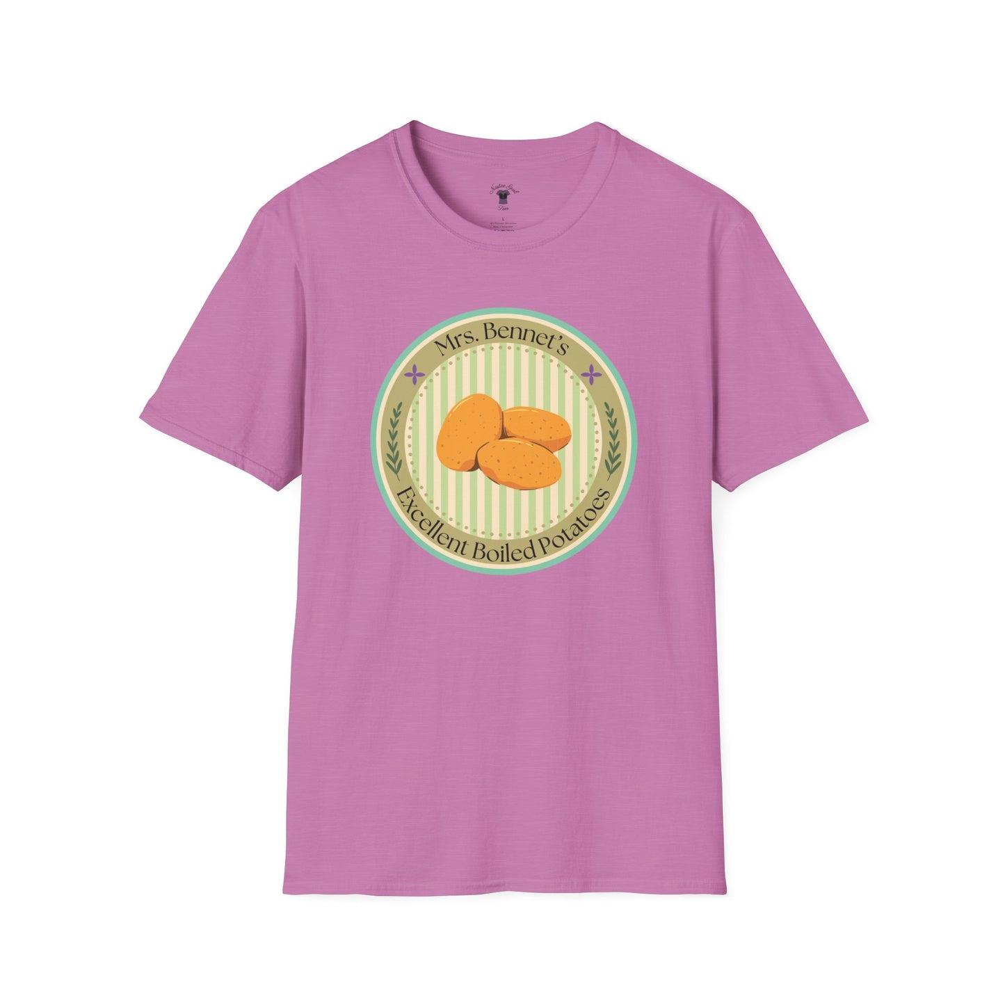 Mrs. Bennet's Excellent Boiled Potatoes Unisex Softstyle T-Shirt - Funny Shirt for Book Lovers