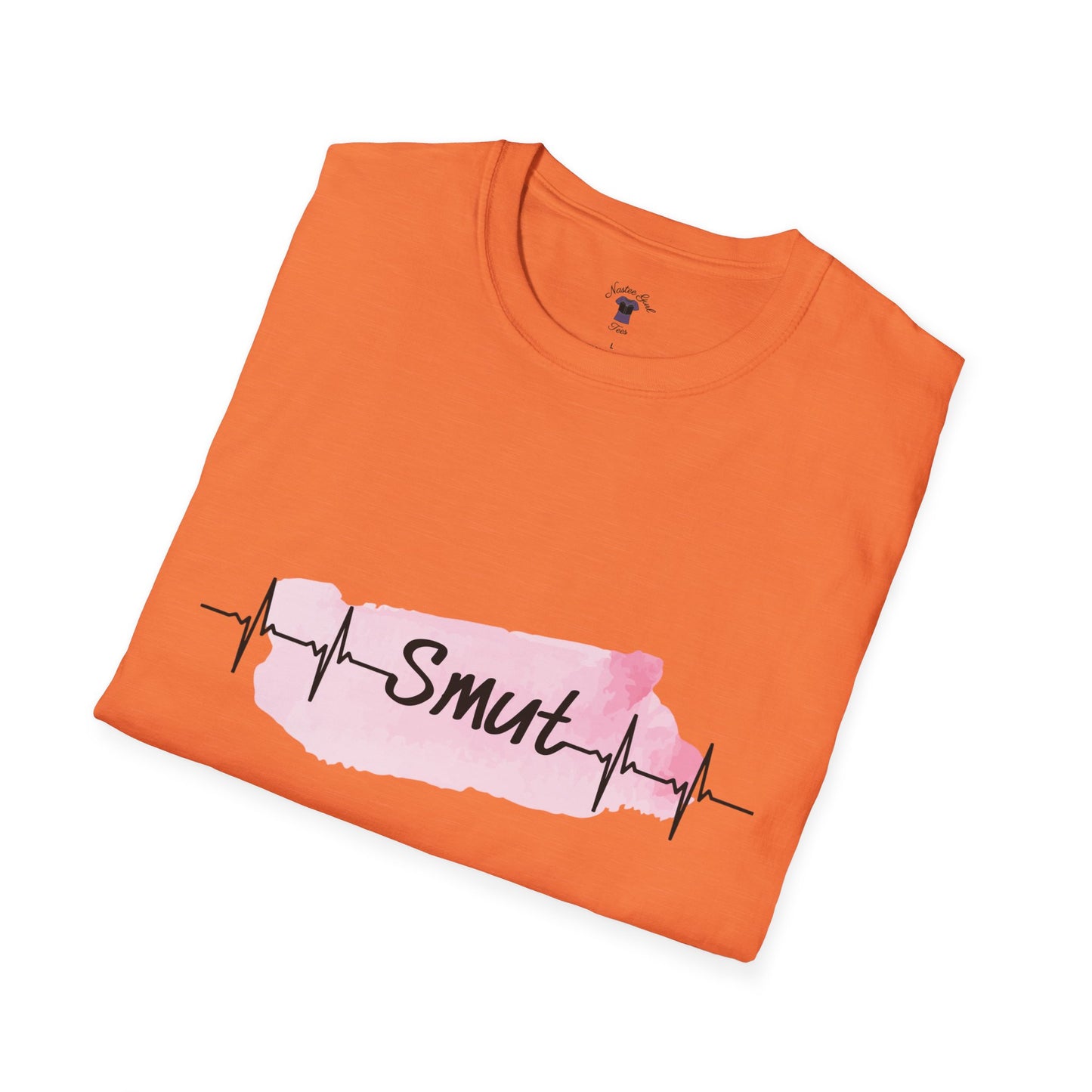 My Heart Beats for Smut - Unisex Softstyle T-Shirt - Fun & Trendy Graphic Tee for Spicy Book Lovers