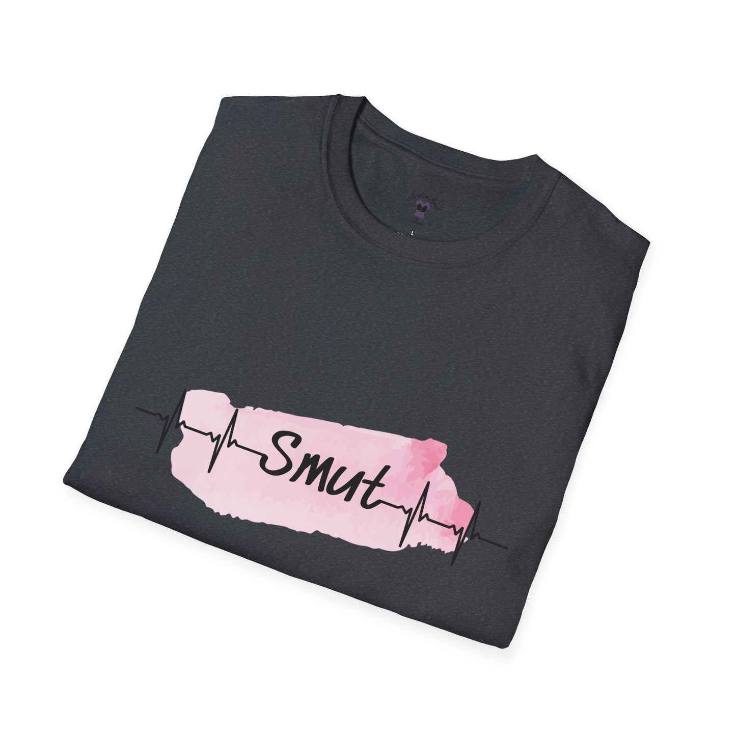 My Heart Beats for Smut - Unisex Softstyle T-Shirt - Fun & Trendy Graphic Tee for Spicy Book Lovers