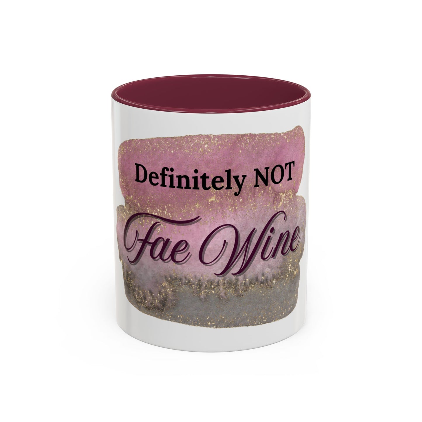 Colorful 'Definitely NOT Fae Wine' Mug - Fun Drinkware for Fantasy Lovers