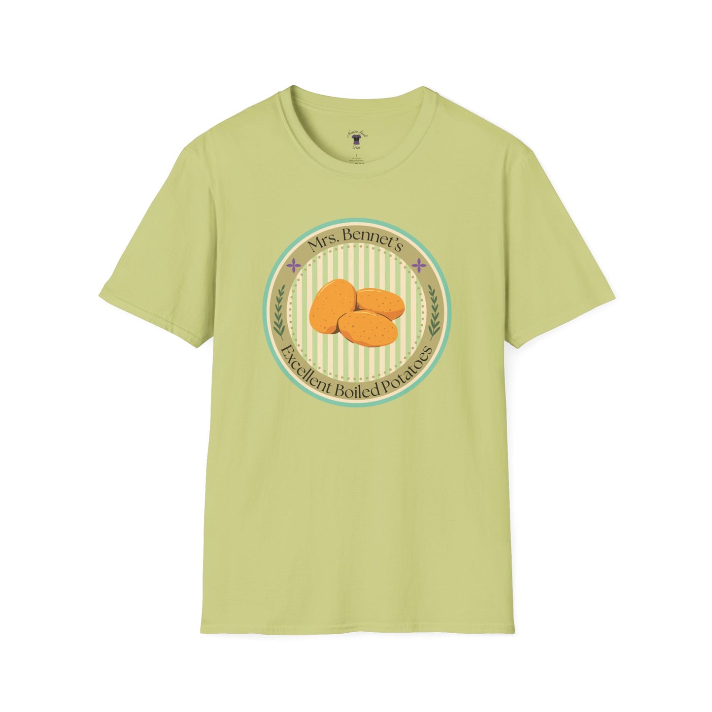 Mrs. Bennet's Excellent Boiled Potatoes Unisex Softstyle T-Shirt - Funny Shirt for Book Lovers