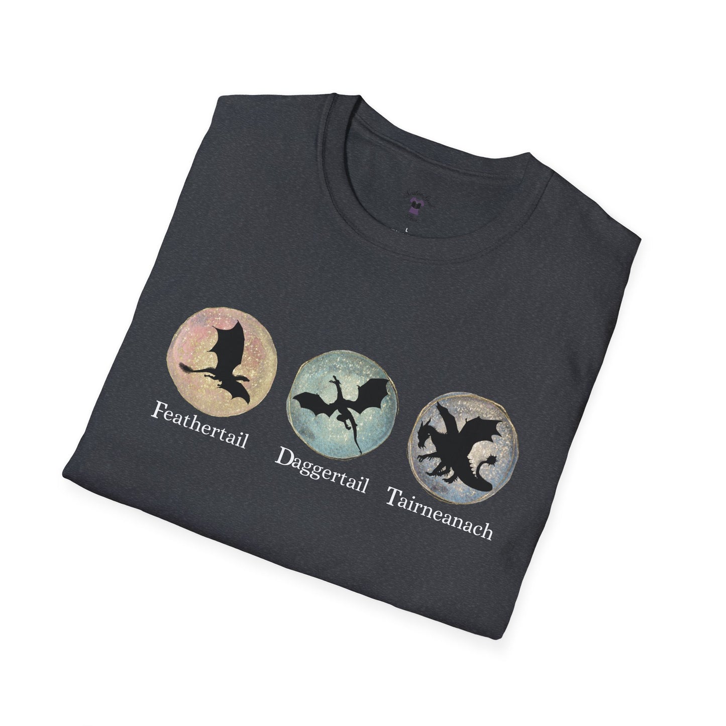 FDT Dragons Unisex Softstyle T-Shirt - Feathertail, Daggertail, Tairneanach Design
