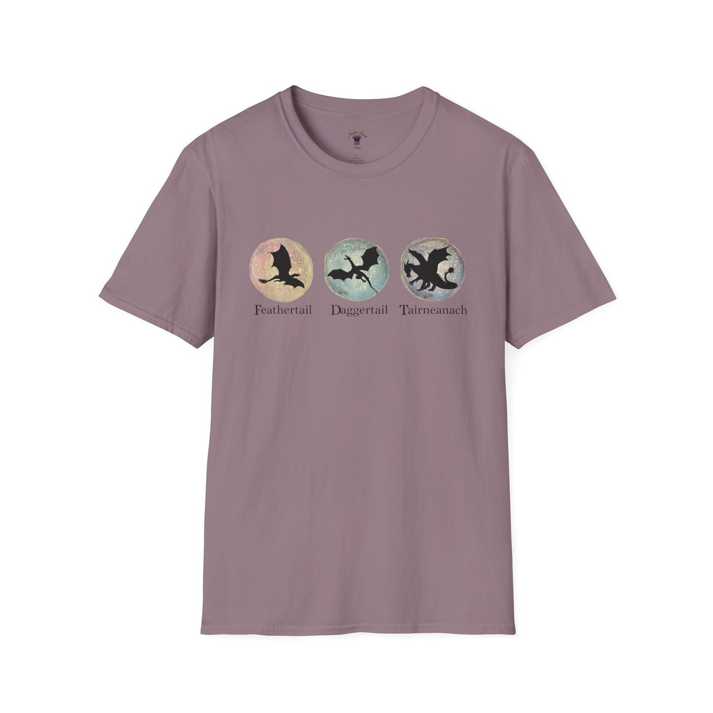 FDT Dragons Unisex Softstyle T-Shirt - Feathertail, Daggertail, Tairneanach Design