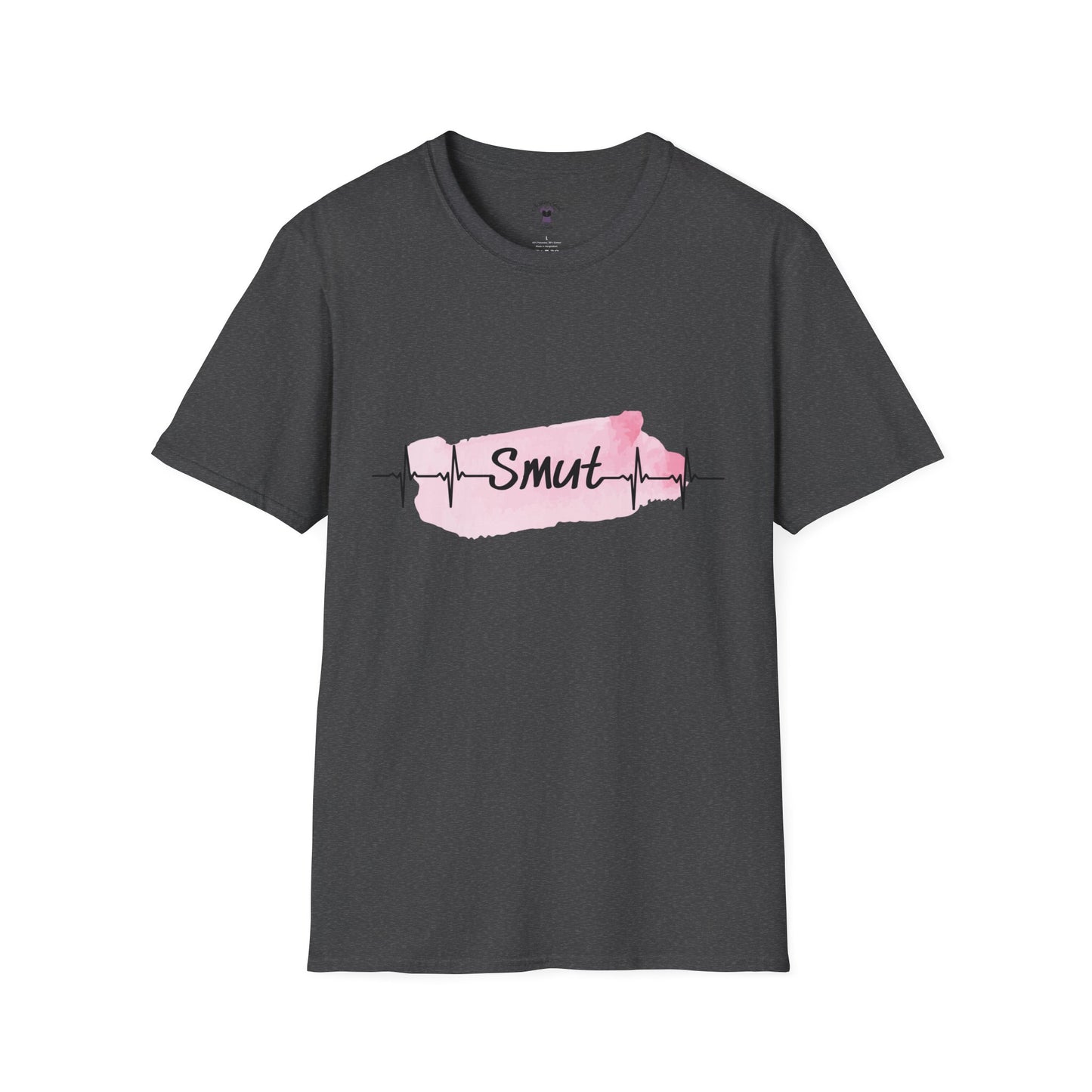 My Heart Beats for Smut - Unisex Softstyle T-Shirt - Fun & Trendy Graphic Tee for Spicy Book Lovers