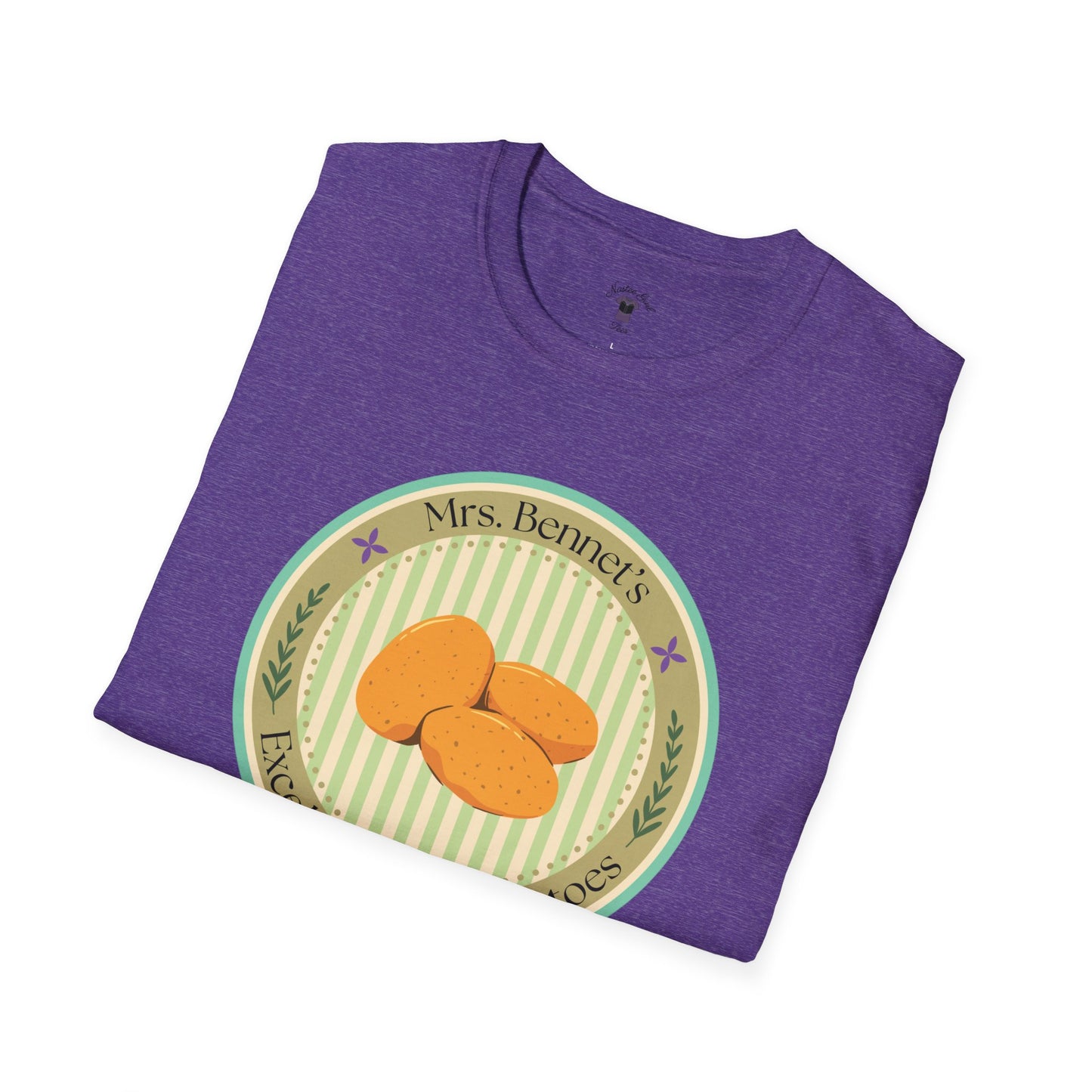 Mrs. Bennet's Excellent Boiled Potatoes Unisex Softstyle T-Shirt - Funny Shirt for Book Lovers