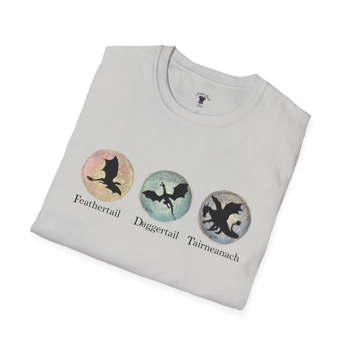 FDT Dragons Unisex Softstyle T-Shirt - Feathertail, Daggertail, Tairneanach Design