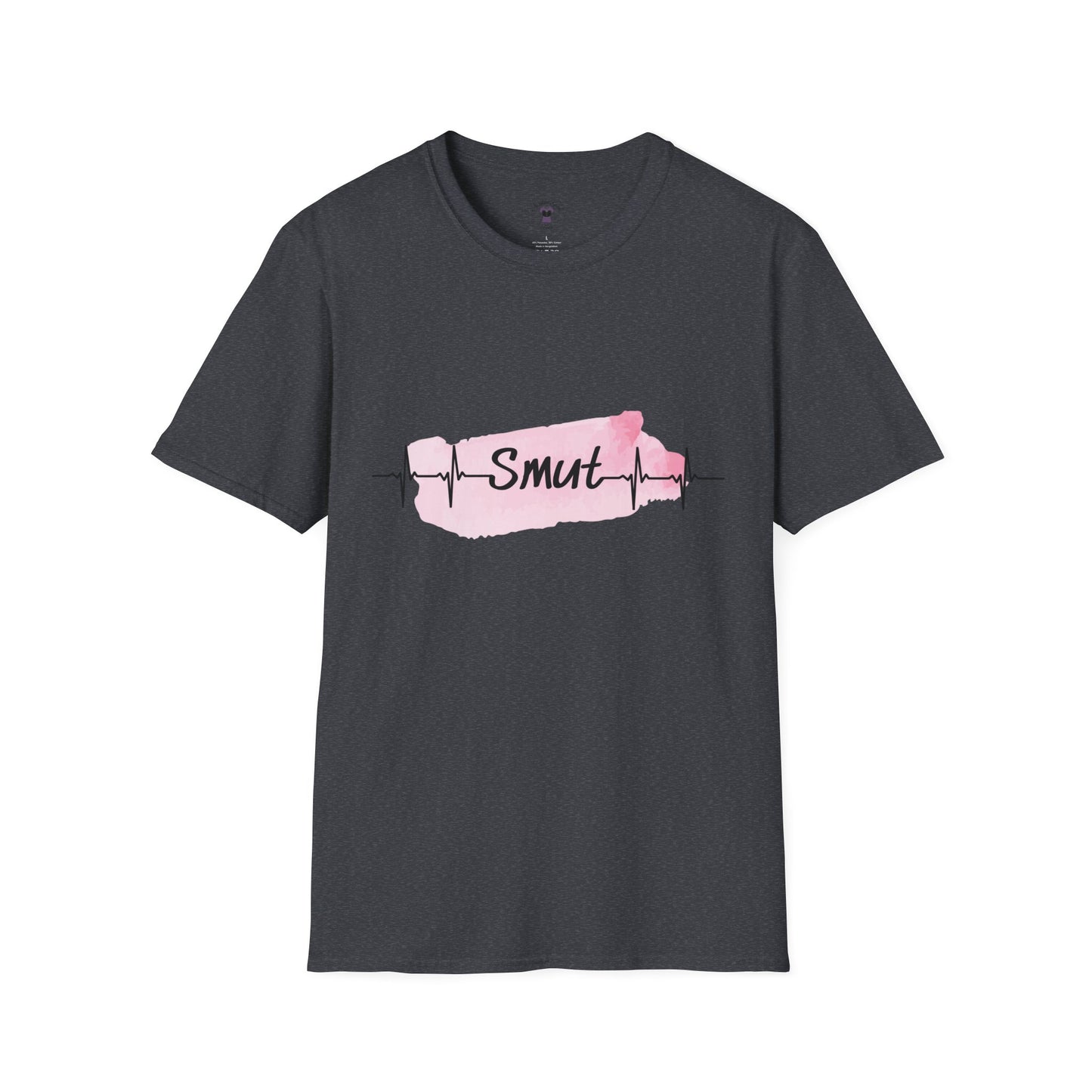 My Heart Beats for Smut - Unisex Softstyle T-Shirt - Fun & Trendy Graphic Tee for Spicy Book Lovers