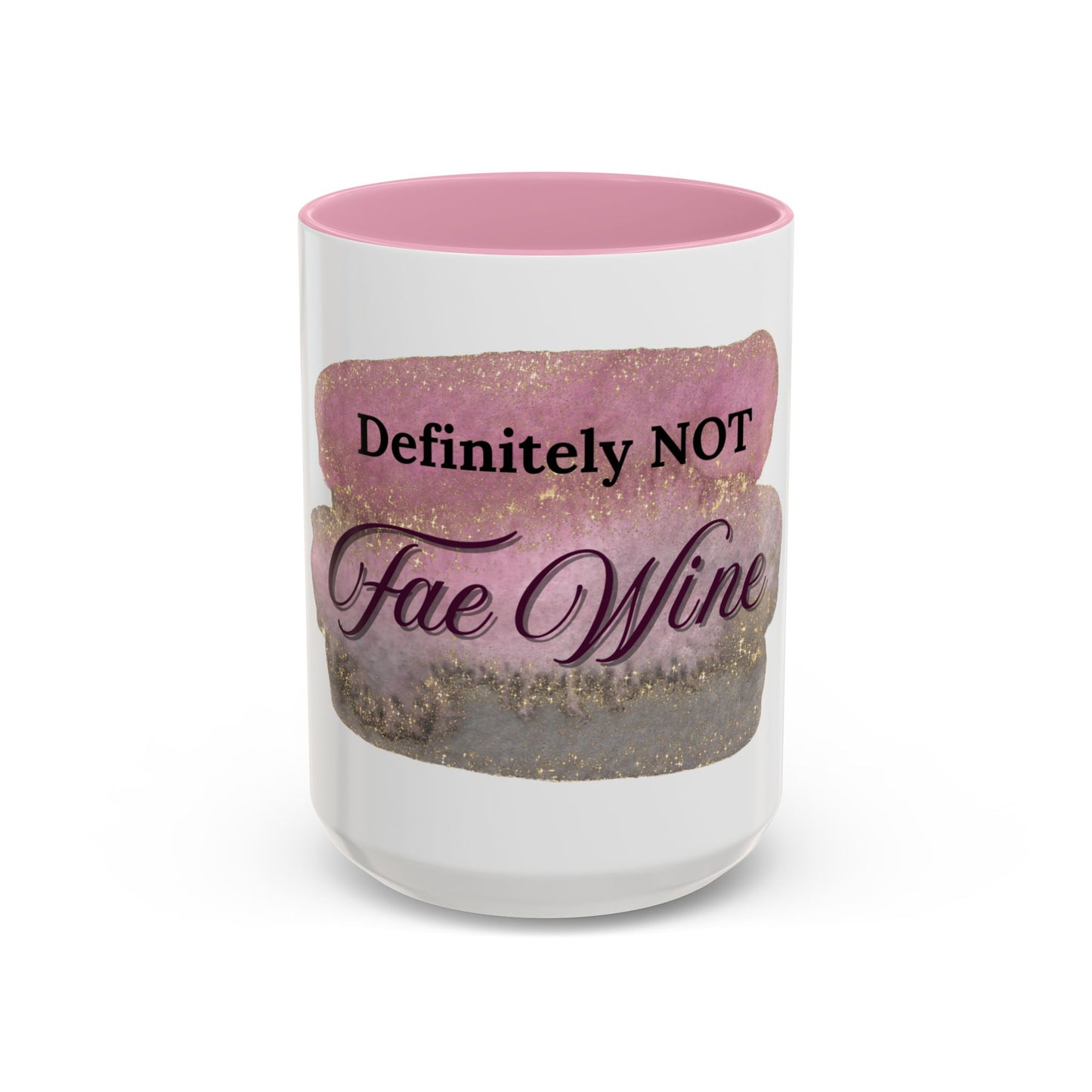 Colorful 'Definitely NOT Fae Wine' Mug - Fun Drinkware for Fantasy Lovers