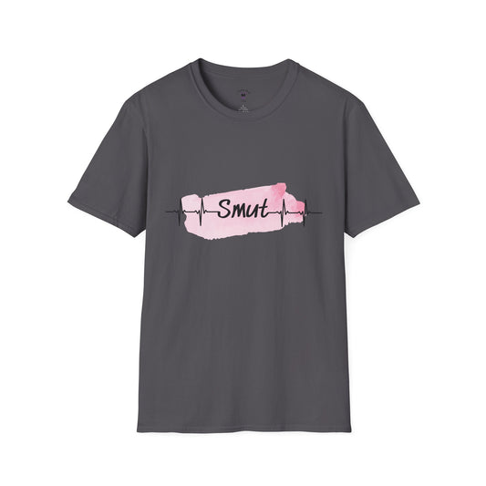 My Heart Beats for Smut - Unisex Softstyle T-Shirt - Fun & Trendy Graphic Tee for Spicy Book Lovers