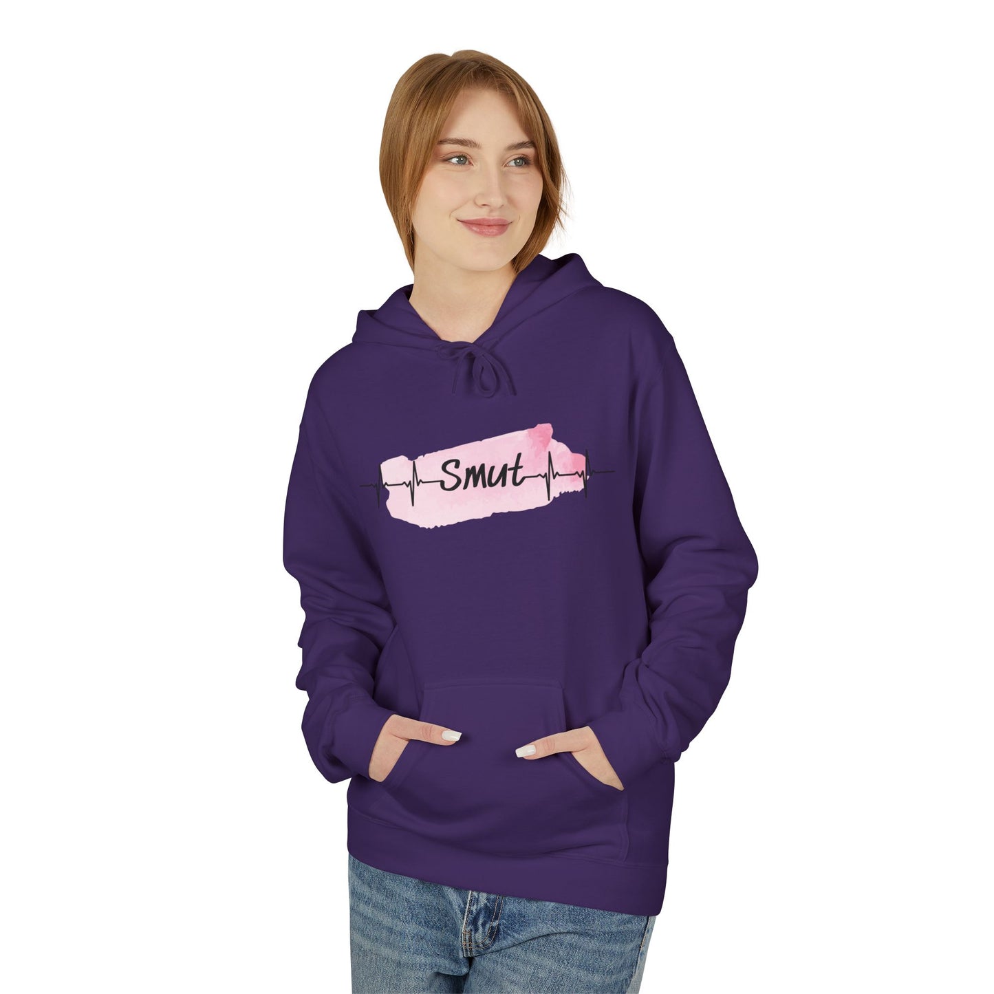 My Heart Beats for Smut - Unisex Hoodie - Softstyle Fleece for Spicy Book Lovers