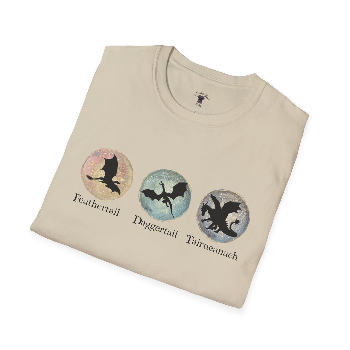 FDT Dragons Unisex Softstyle T-Shirt - Feathertail, Daggertail, Tairneanach Design