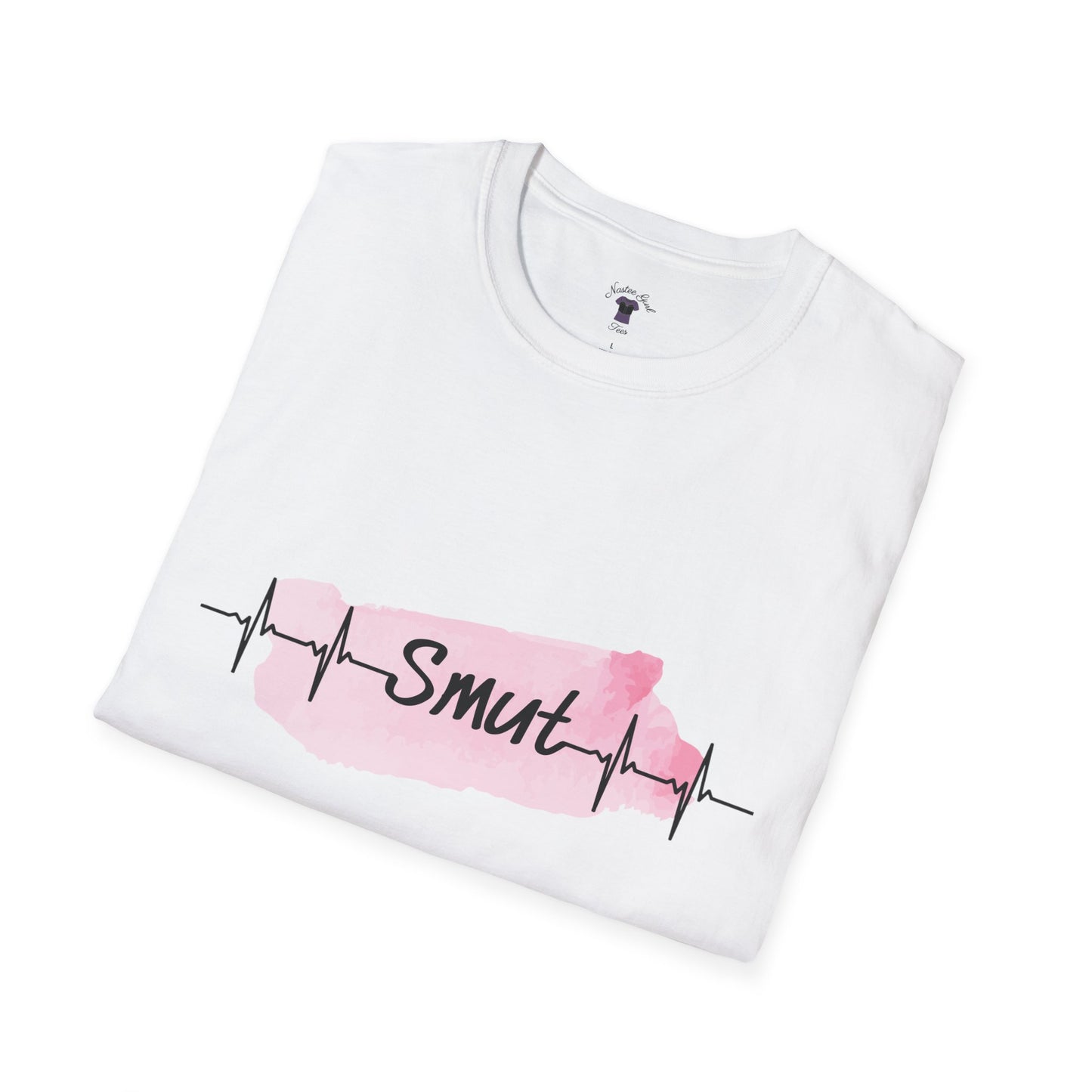 My Heart Beats for Smut - Unisex Softstyle T-Shirt - Fun & Trendy Graphic Tee for Spicy Book Lovers