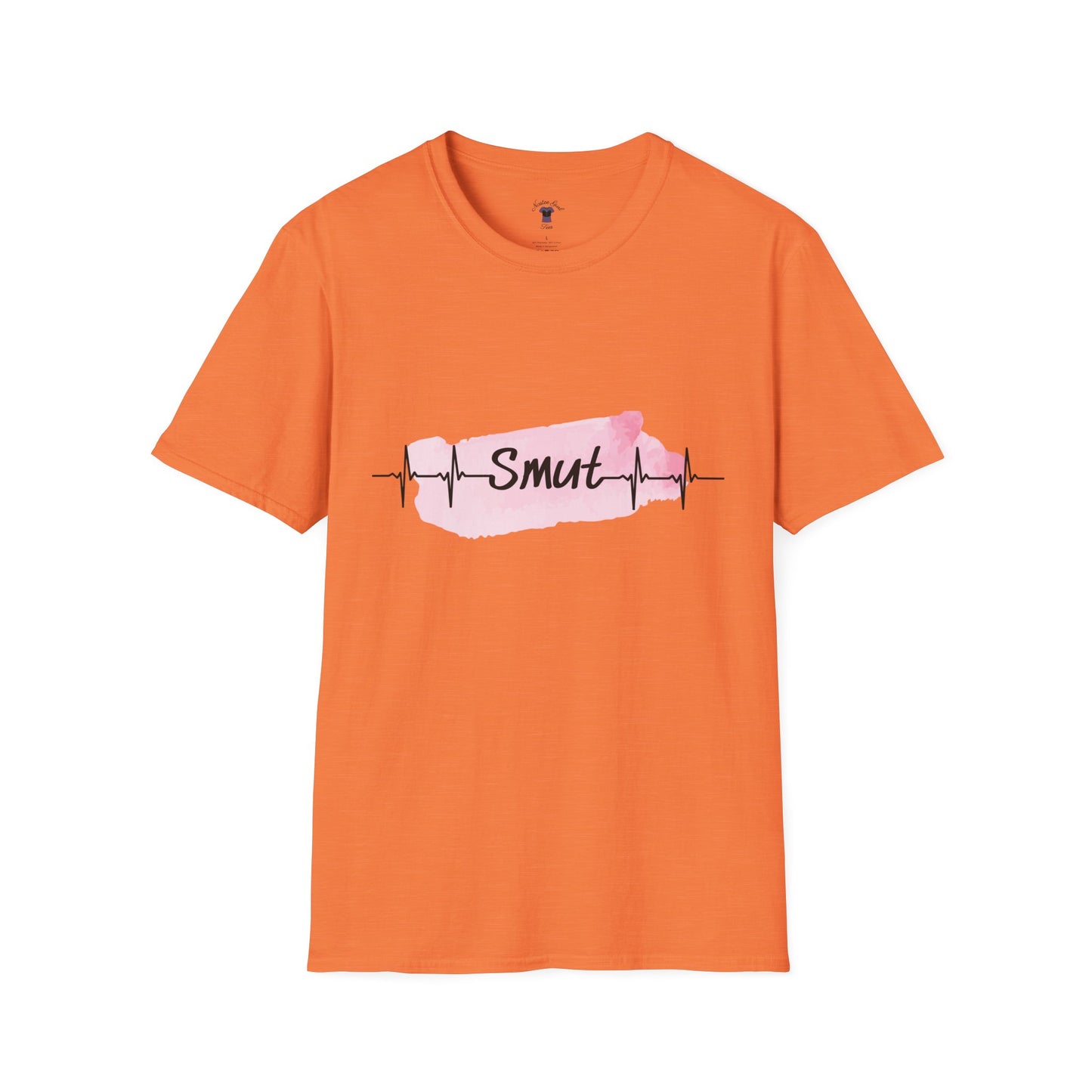My Heart Beats for Smut - Unisex Softstyle T-Shirt - Fun & Trendy Graphic Tee for Spicy Book Lovers