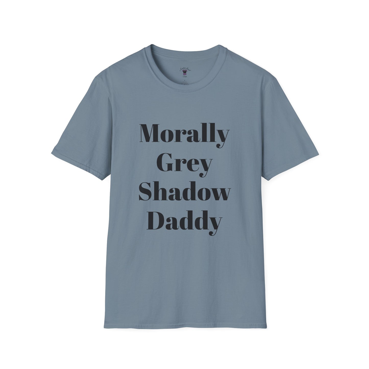 Morally Grey Unisex Softstyle T-Shirt - Bat Boy Apparel