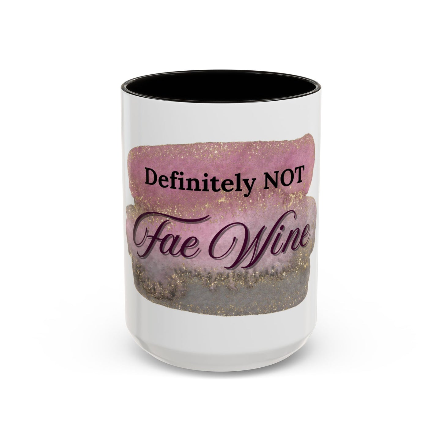 Colorful 'Definitely NOT Fae Wine' Mug - Fun Drinkware for Fantasy Lovers