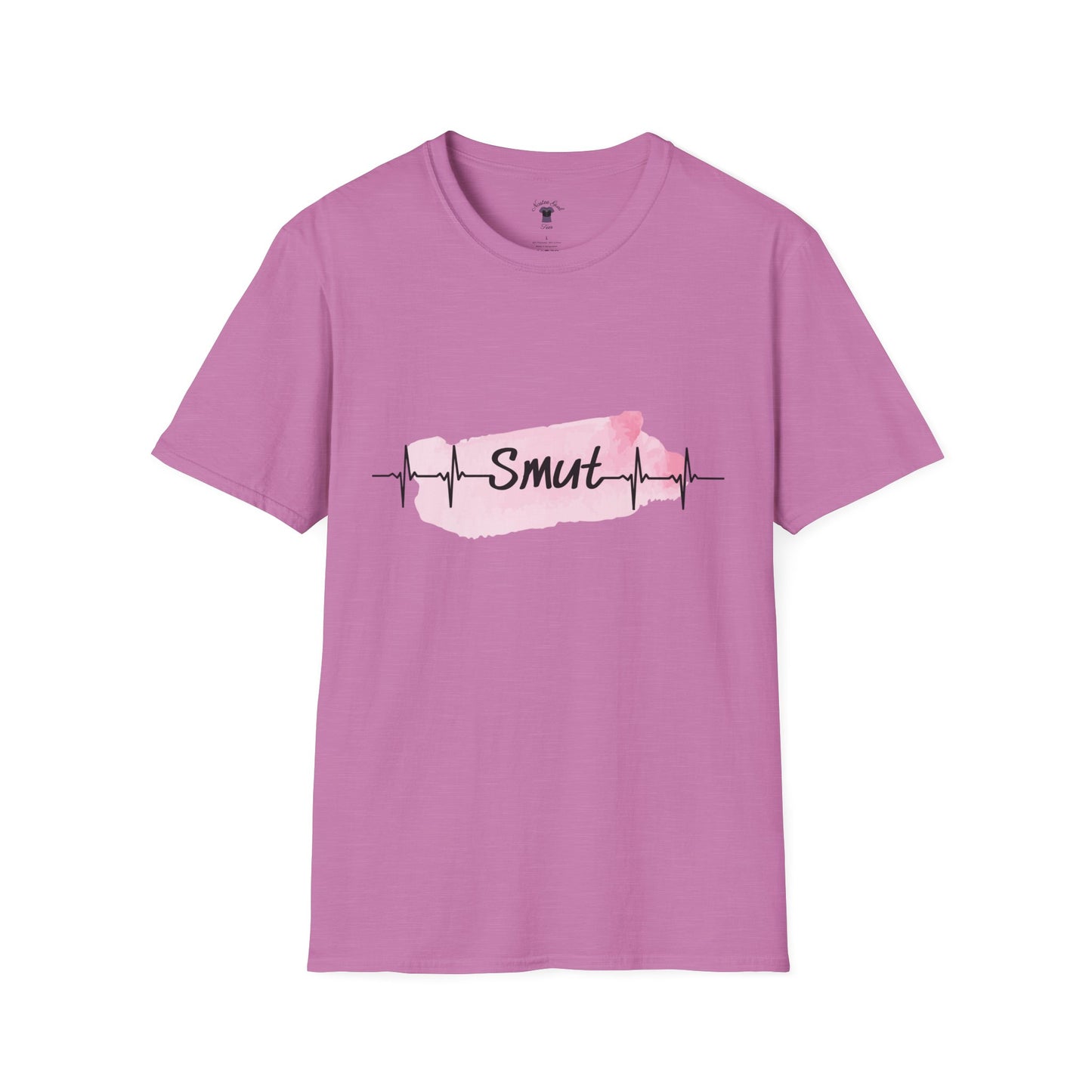 My Heart Beats for Smut - Unisex Softstyle T-Shirt - Fun & Trendy Graphic Tee for Spicy Book Lovers