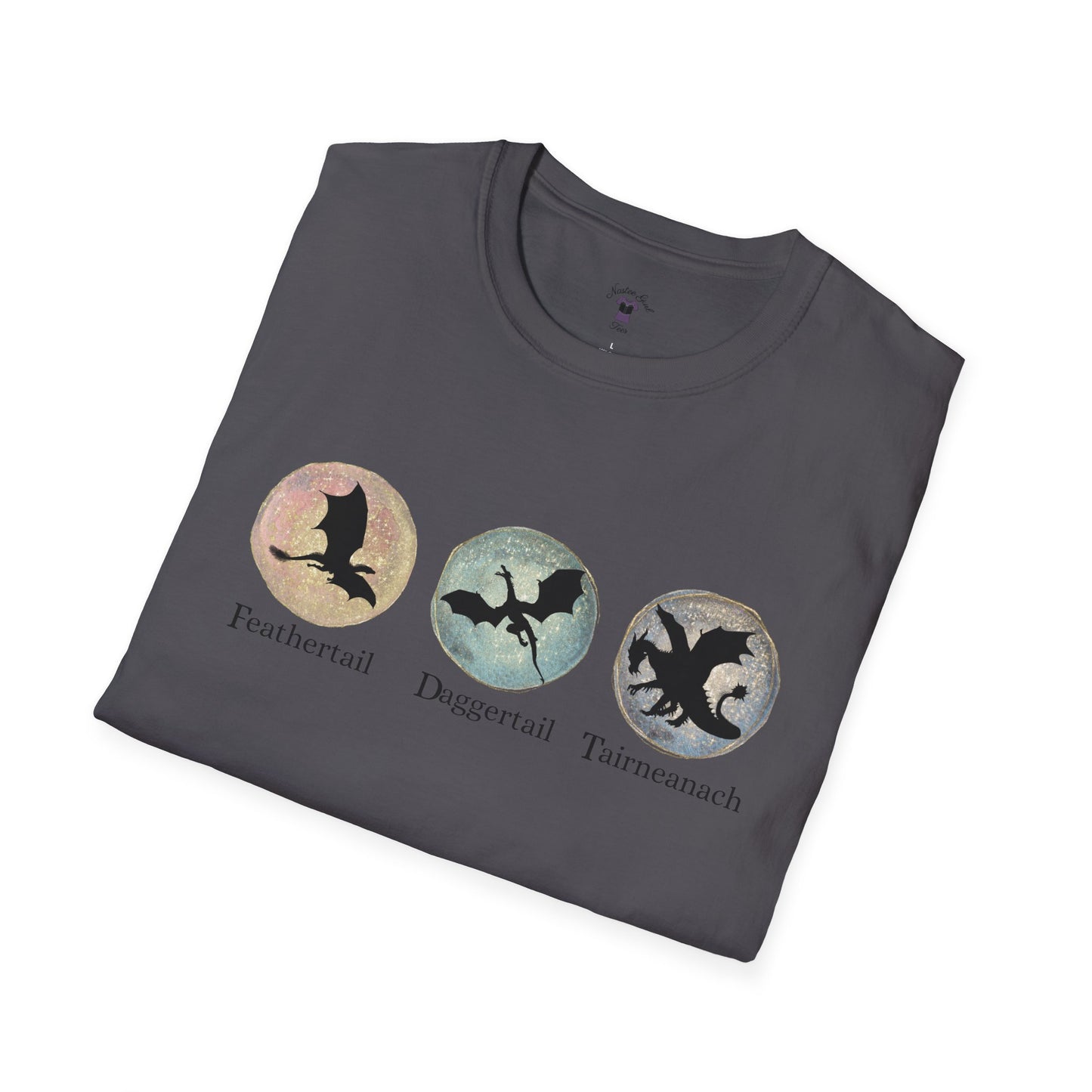 FDT Dragons Unisex Softstyle T-Shirt - Feathertail, Daggertail, Tairneanach Design